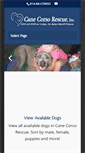 Mobile Screenshot of canecorsorescue.org